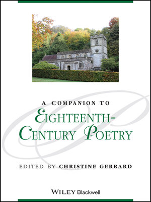 cover image of A Companion to Eighteenth-Century Poetry